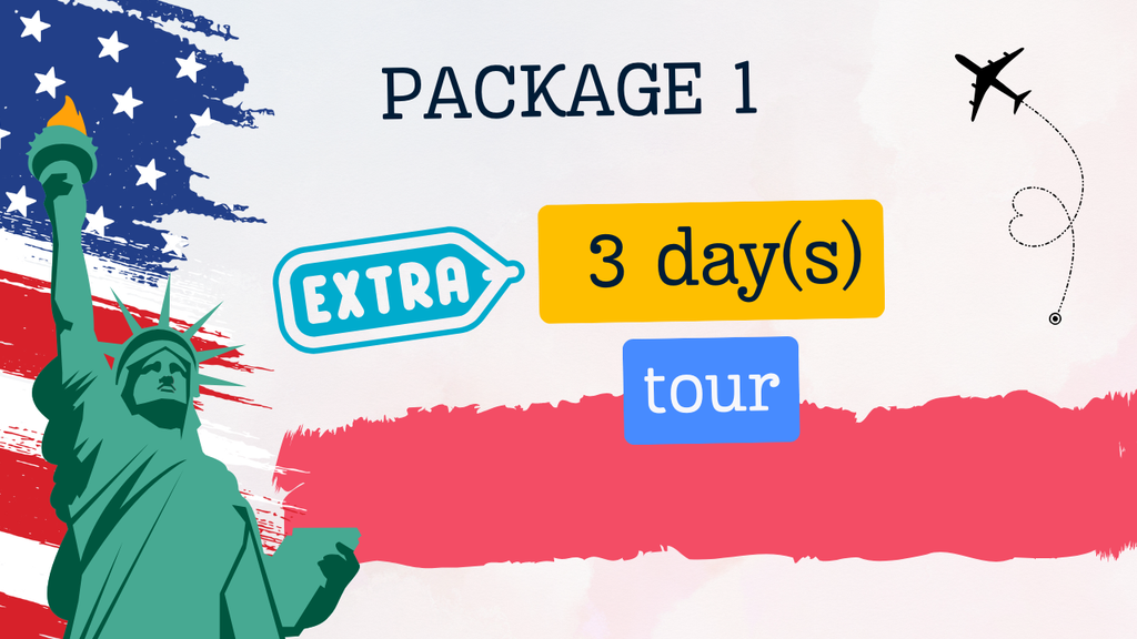 USA Extra Trip Package 1-Single Room (19-22 July)